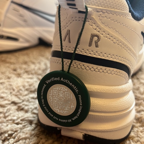 Air Monarch IV White Navy. Authentic ( With Stock X authentication) - Picture 2 of 7